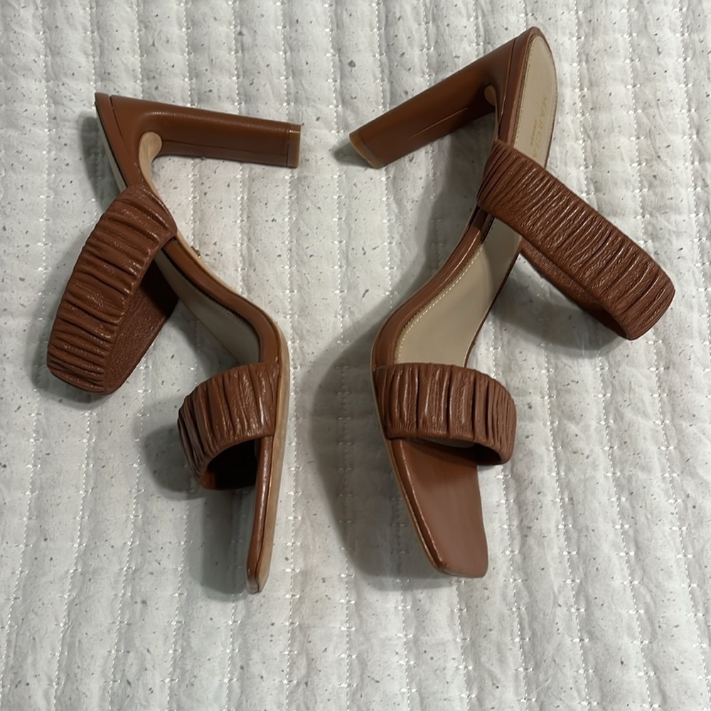 Guess by Marciano Brown Fringe Sandals - Picture 2 of 4
